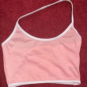 pink baby tee crop top